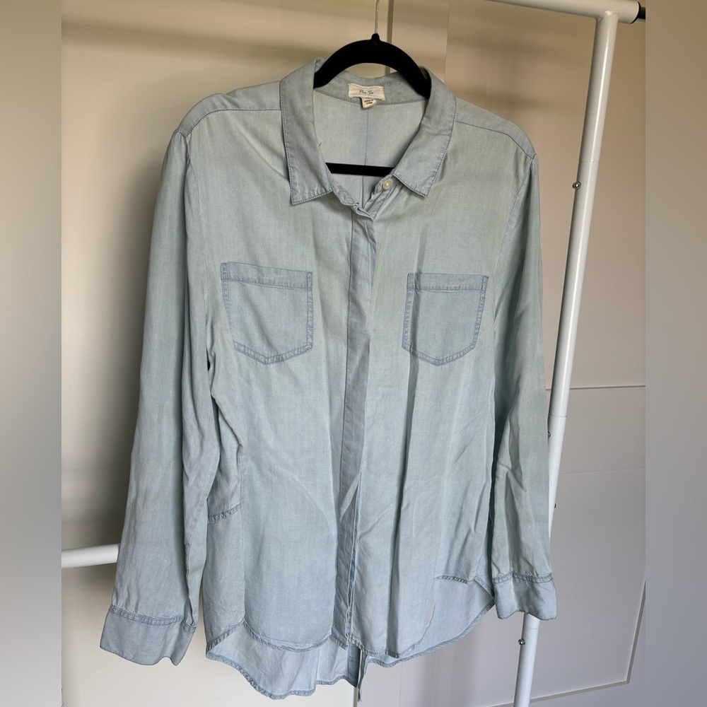 Per Se Long Sleeve Blouse